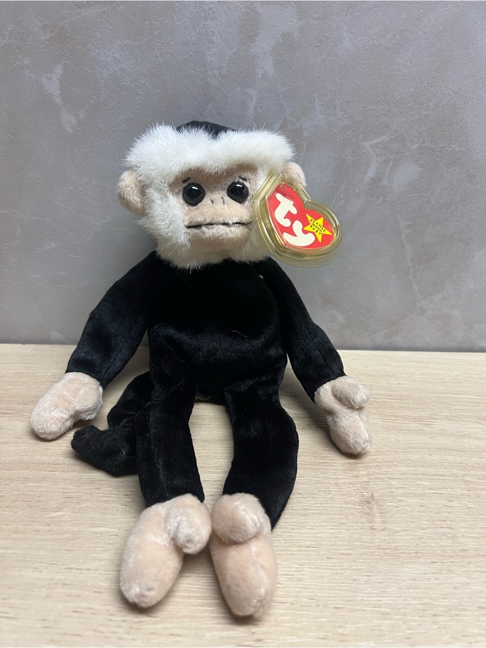🐒 Vintage TY Beanie Baby Mooch – 1999
